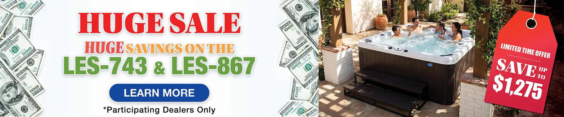 Calspas hot tub being used in a family setting - Nashua